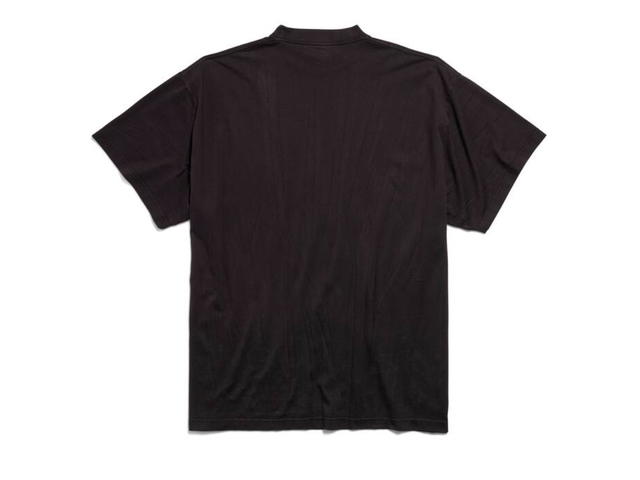 Balenciaga Balenciaga Metal Bb Stencil T-shirt Oversized Black-White - view 2