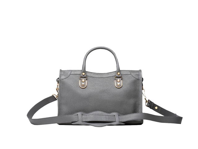 Balenciaga Balenciaga Metallic Edge Small City Shoulder Bag Gris Acier/Gold - view 3