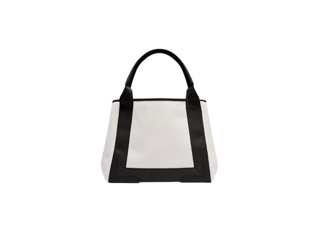 Balenciaga Balenciaga Navy Small Cabas In Beige CARRYOVER - view 2