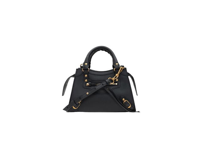 Balenciaga Balenciaga Neo Classic City Mini Handbag In Calfskin With Gold Hardware Black - view 1