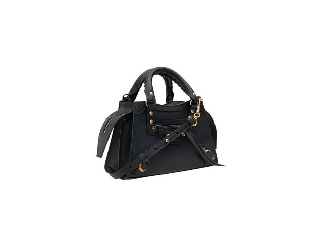 Balenciaga Balenciaga Neo Classic City Mini Handbag In Calfskin With Gold Hardware Black - view 2