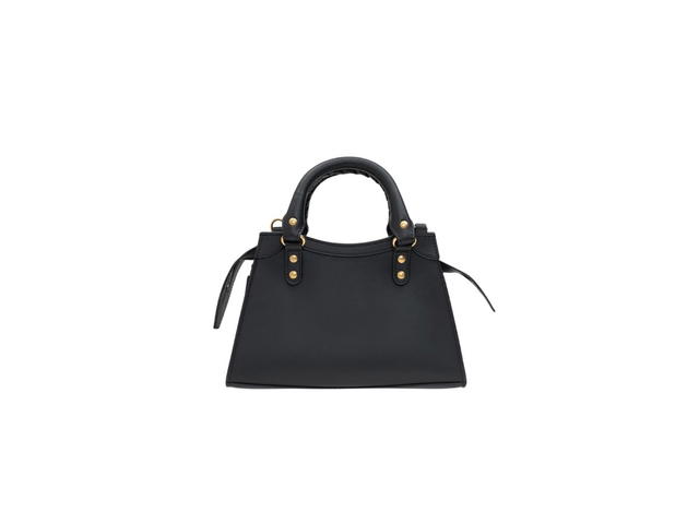 Balenciaga Balenciaga Neo Classic City Mini Handbag In Calfskin With Gold Hardware Black - view 3
