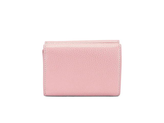 Balenciaga Balenciaga Neo Classic Mini Wallet In Pink Grained Calfskin - view 3