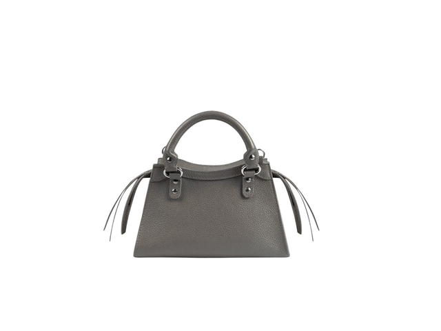 Balenciaga Balenciaga Neo Classic Mini Handbag Grained Calfskin Dark Grey Aged-Silver Hardware - view 2