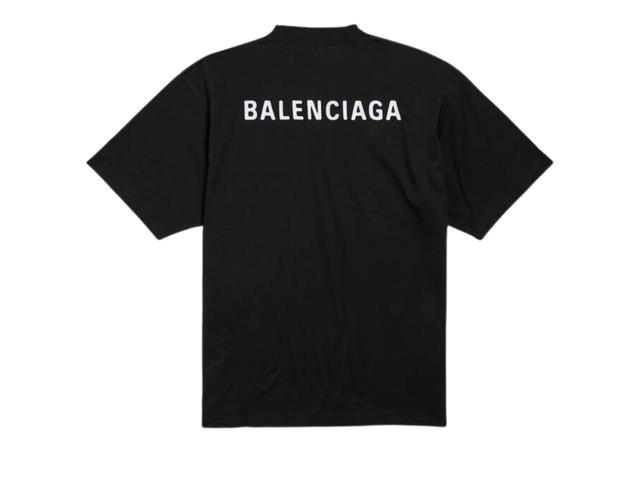 Balenciaga Balenciaga New Balenciaga Back T-shirt Medium Black - view 2