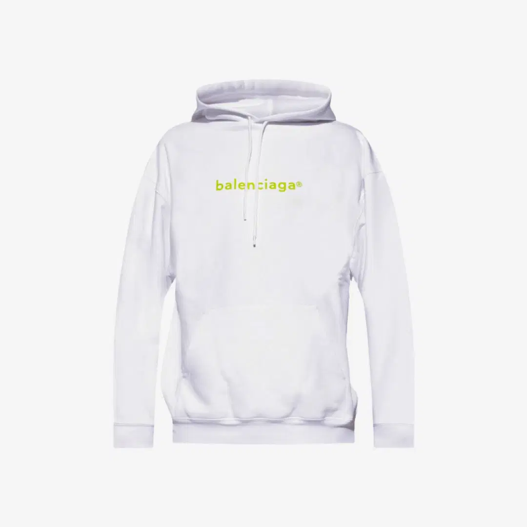Balenciaga Balenciaga New Copyright Medium Fit Hoodie White