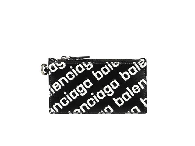 Balenciaga Balenciaga On Keyring Cash Card Holder Black - view 1