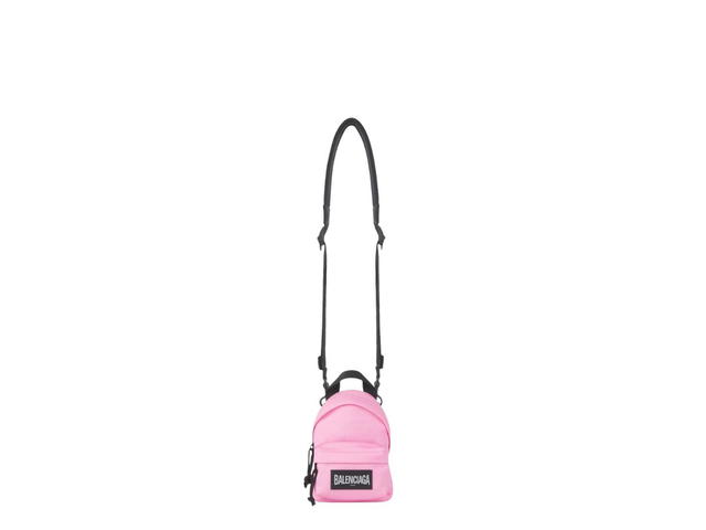 Balenciaga Balenciaga Oversized Mini Backpack In Recycled Nylon Pink - view 3