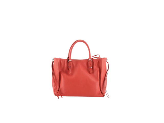 Balenciaga Balenciaga Papier A6 Bag In Leather With Silver Hardware Red - view 3