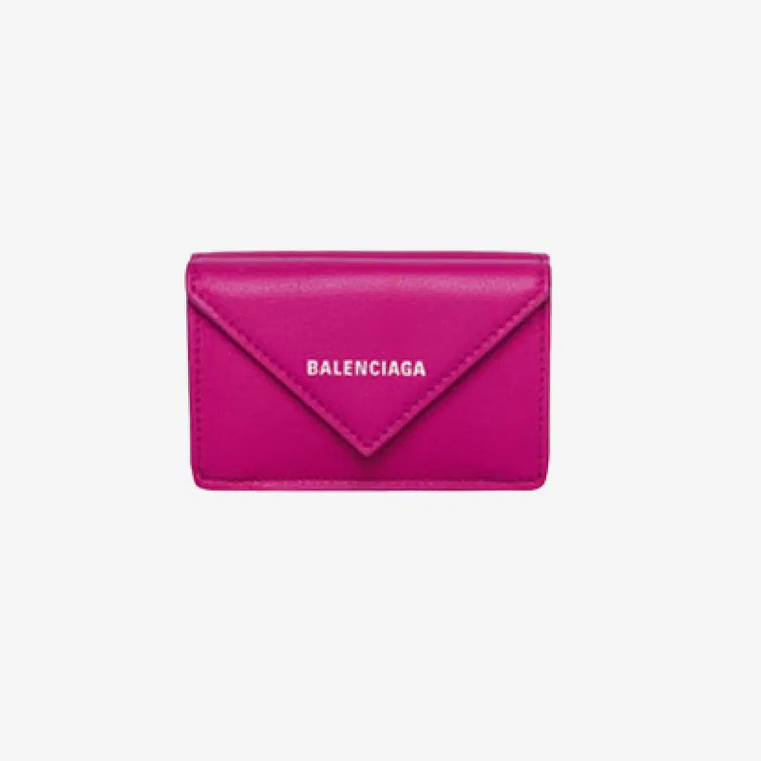 Balenciaga Balenciaga Papier Mini Wallet Magenta