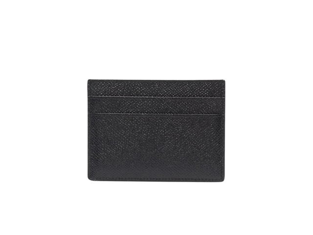 Balenciaga Balenciaga Plate Cardholder In Black Calfskin Leather With Silver-Tone Hardware - view 2