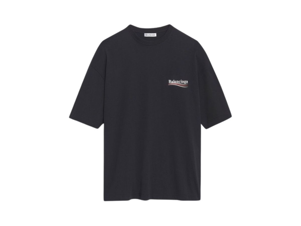Balenciaga Balenciaga Political Campaign Large Fit T-Shirt Black (W)