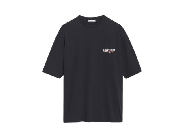 Balenciaga Balenciaga Political Campaign Large Fit T-Shirt Black (W) - view 1