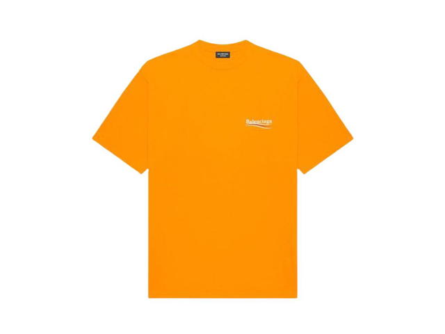 Balenciaga Balenciaga Political Campaign Large Fit T-Shirt Neon Orange - view 1