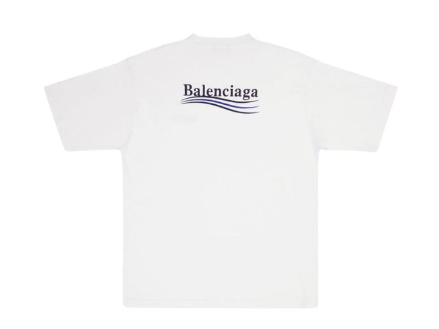 Balenciaga Balenciaga Political Campaign Large Fit T-Shirt Pacific White - view 2