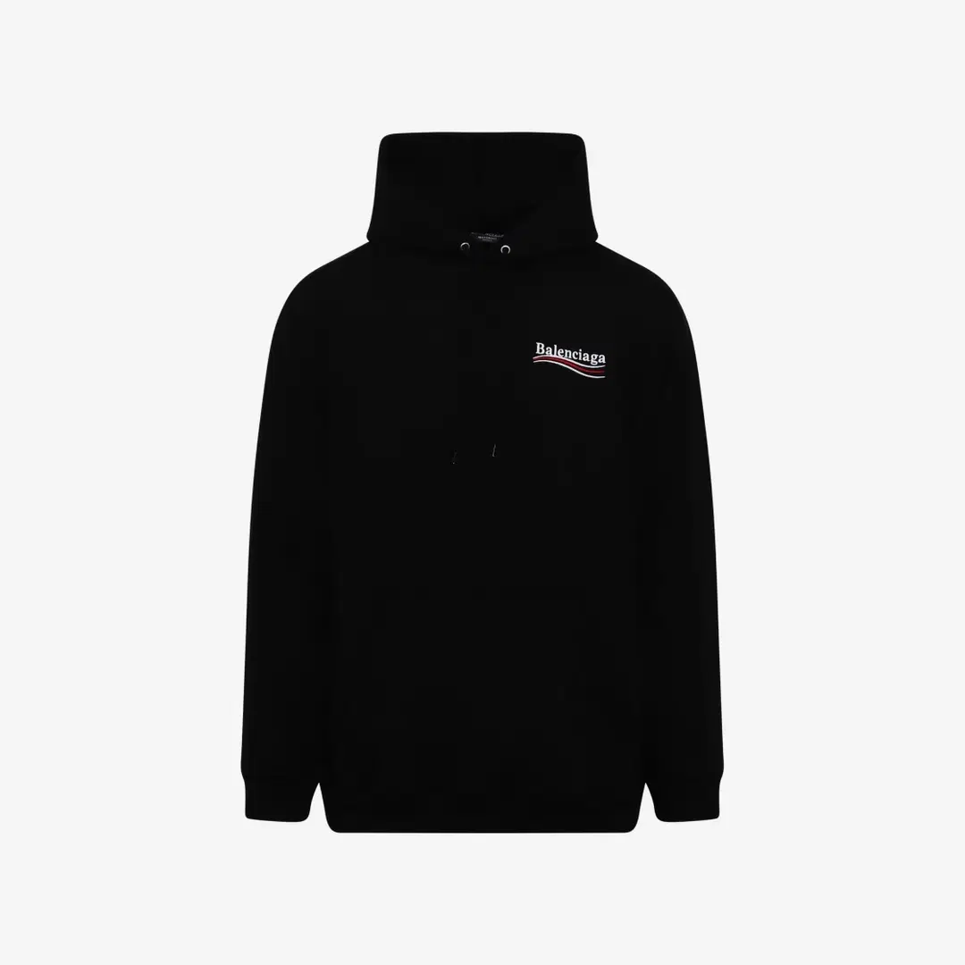 Balenciaga Balenciaga Political Campaign Medium Fit Hoodie Black
