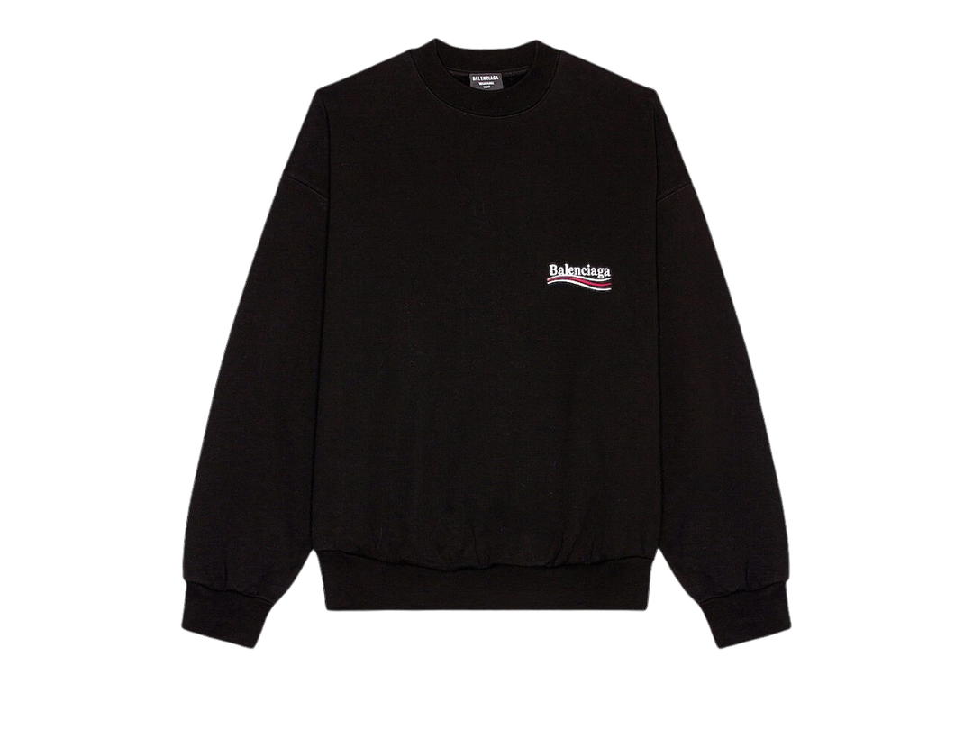 Balenciaga Balenciaga Political Campaign Sweatshirt Regular Fit Black