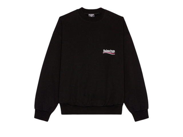 Balenciaga Balenciaga Political Campaign Sweatshirt Regular Fit Black - view 1