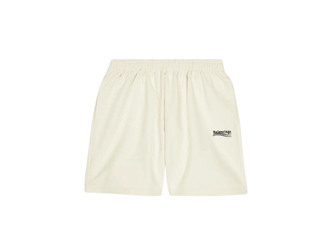 Balenciaga Balenciaga Political Campaign Sweatshorts Cream
