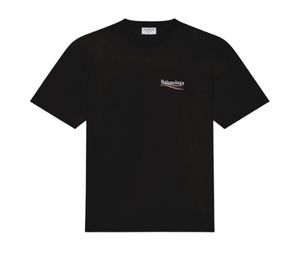 Buy Balenciaga Political Campaign T-Shirt Large Fit Black at Sasom – Authentic and Ready to Ship
