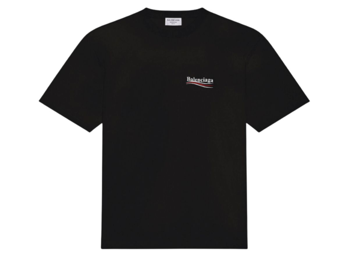 Balenciaga Balenciaga Political Campaign T-Shirt Large Fit Black