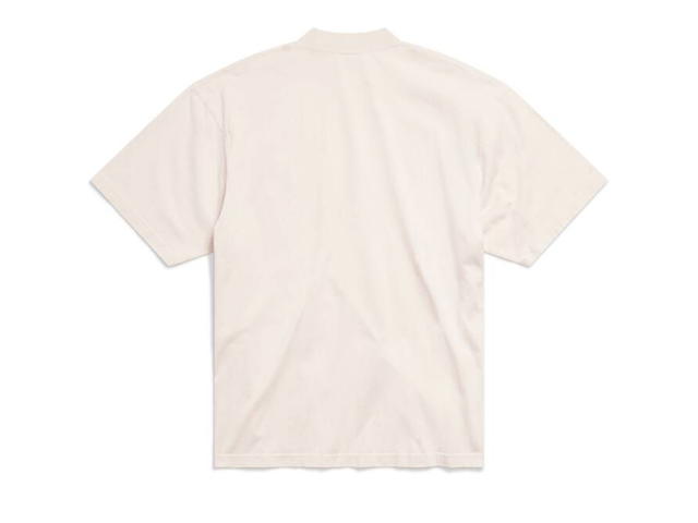 Balenciaga Balenciaga Political Stencil T-shirt Medium Fit Off White-Black - view 2