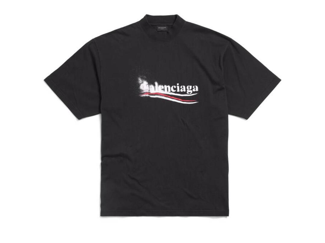 Balenciaga Balenciaga Political Stencil T-shirt Medium Fit White-Black