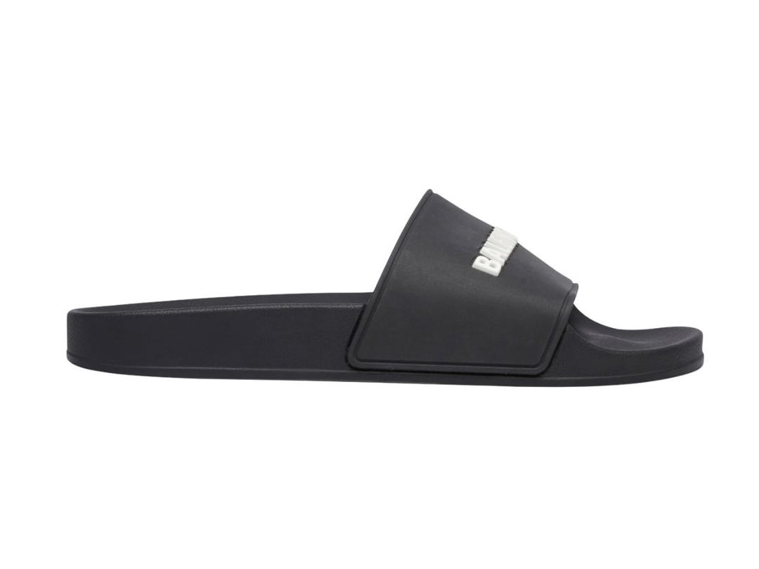 Balenciaga Balenciaga Pool Slide Sandal Black White (W)