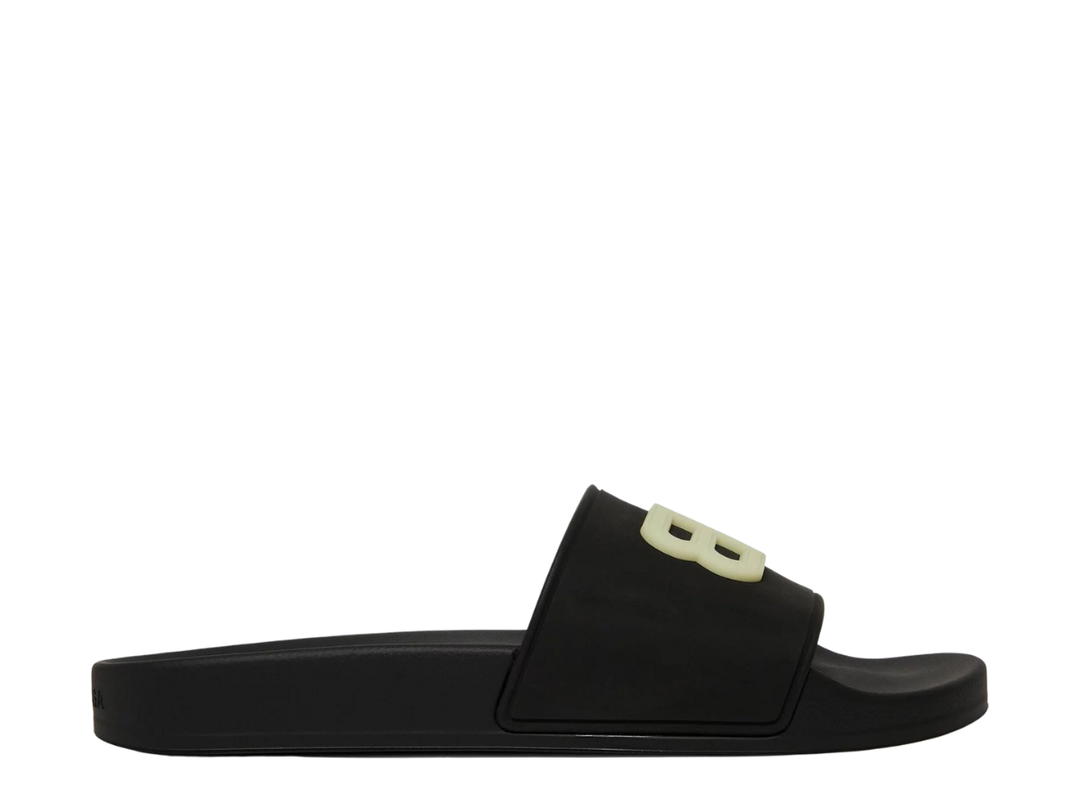 Balenciaga Balenciaga Pool Slides Black Glow