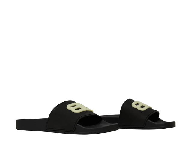 Balenciaga Balenciaga Pool Slides Black Glow - view 3