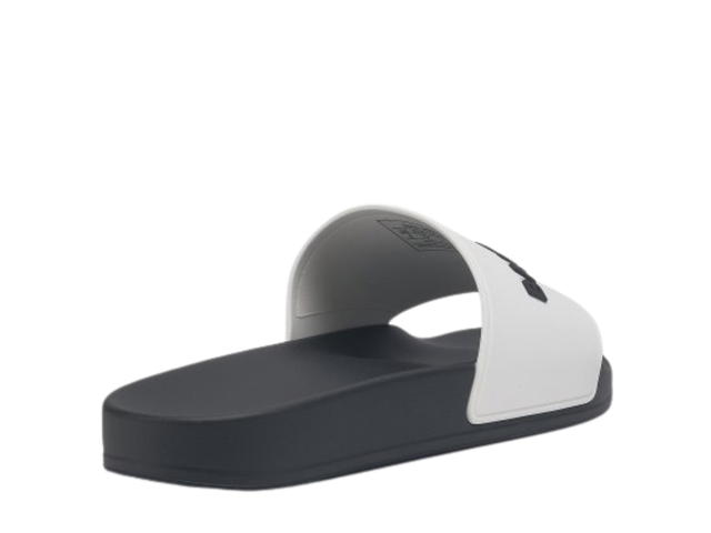 Balenciaga Balenciaga Pool Slides Logo White Black - view 2
