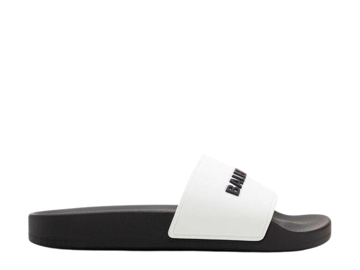 Balenciaga Balenciaga Pool Slides White Black (W)