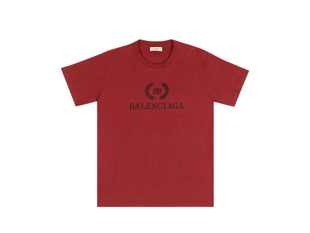 Balenciaga Balenciaga BB Logo T-Shirt Red - view 1
