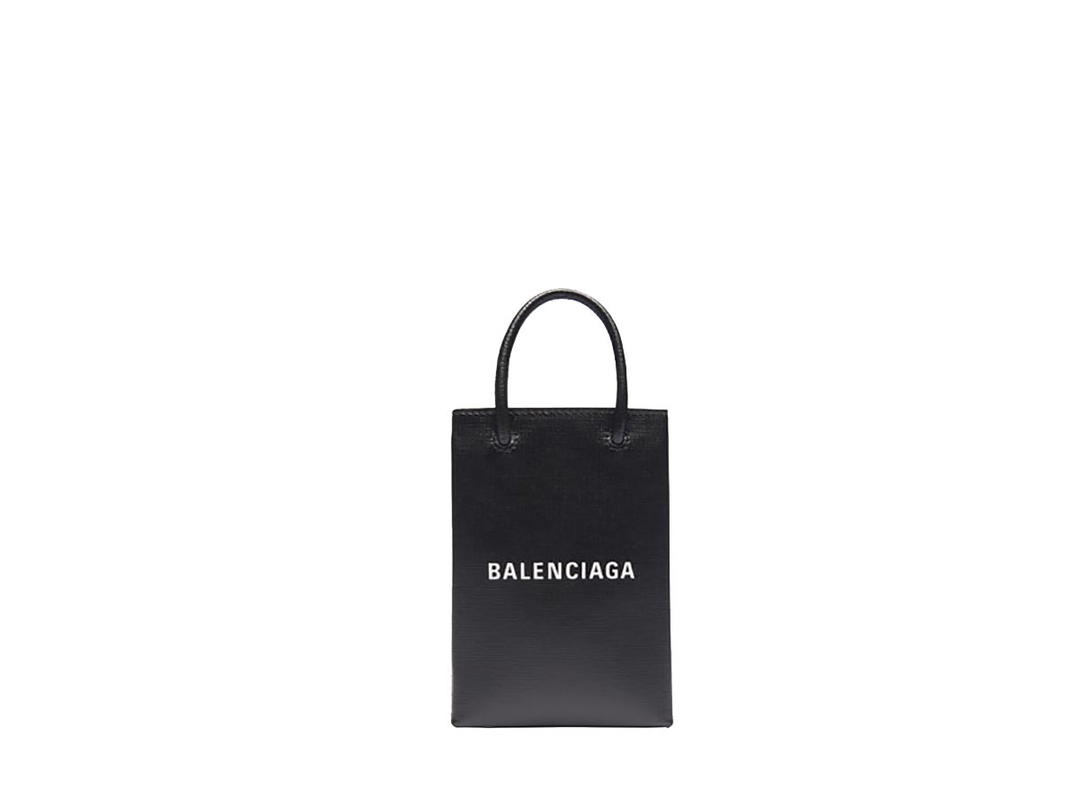 Balenciaga Balenciaga Shopping Phone Holder Black