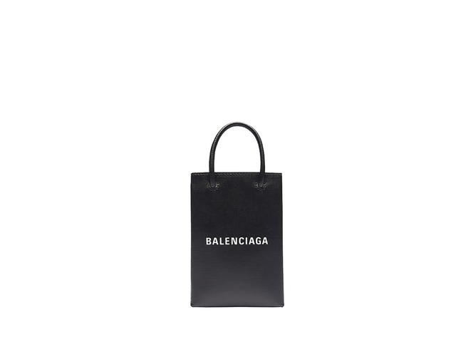 Balenciaga Balenciaga Shopping Phone Holder Black - view 1