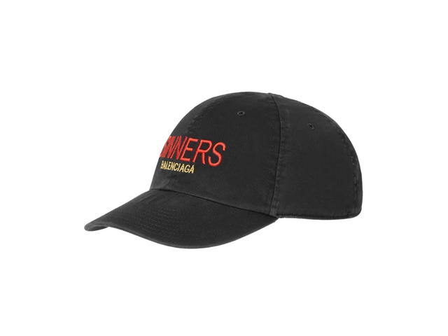 Balenciaga Balenciaga Sinners Embroidered Cap Black - view 1