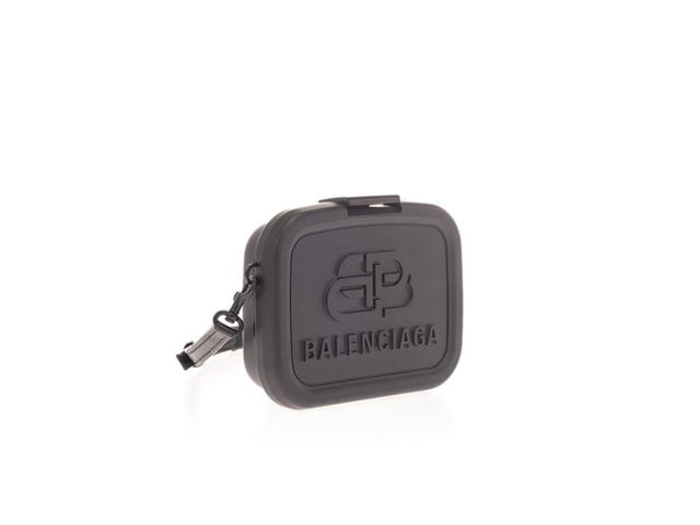 Balenciaga Balenciaga Small Lunch Box Case In Plastic-Resin With Matte Black Hardware Black - view 2