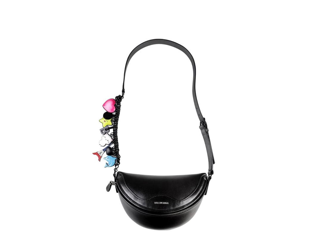 Balenciaga Balenciaga Souvenir XXS Belt Bag In Calfskin Leather Black