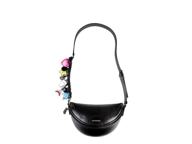 Balenciaga Balenciaga Souvenir XXS Belt Bag In Calfskin Leather Black - view 1
