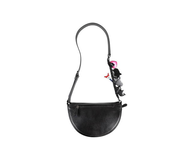 Balenciaga Balenciaga Souvenir XXS Belt Bag In Calfskin Leather Black - view 2