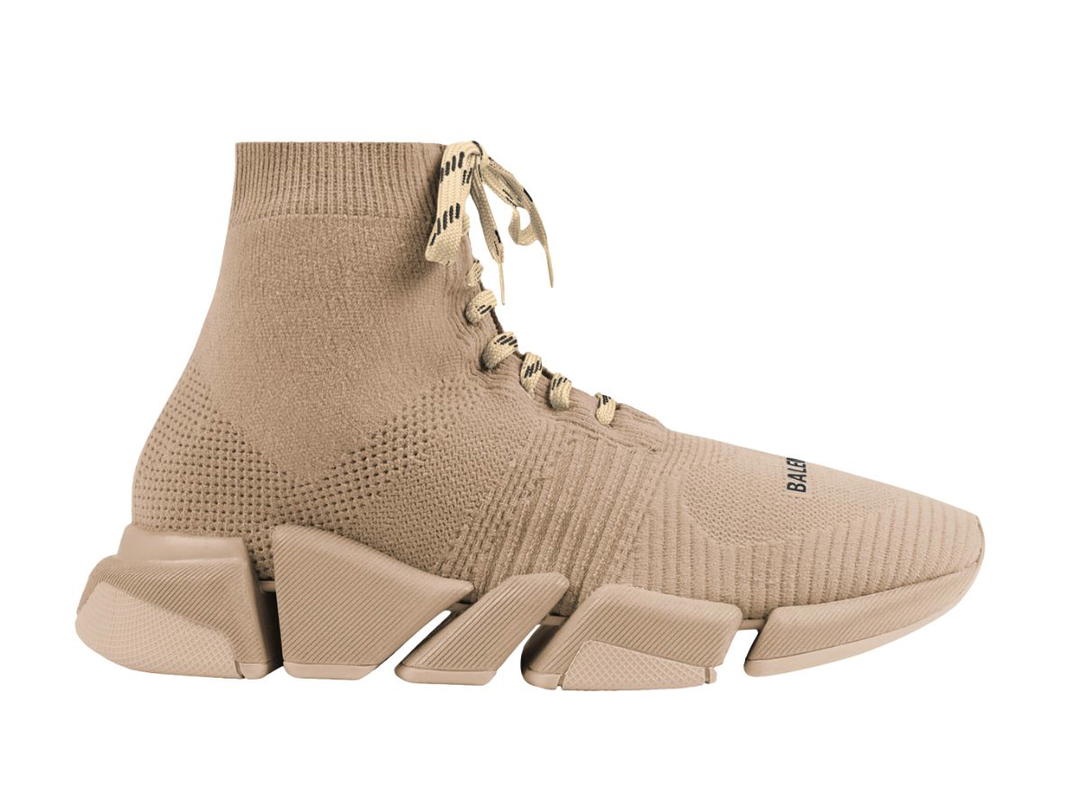 Balenciaga Balenciaga Speed 2.0 Lace Up Beige