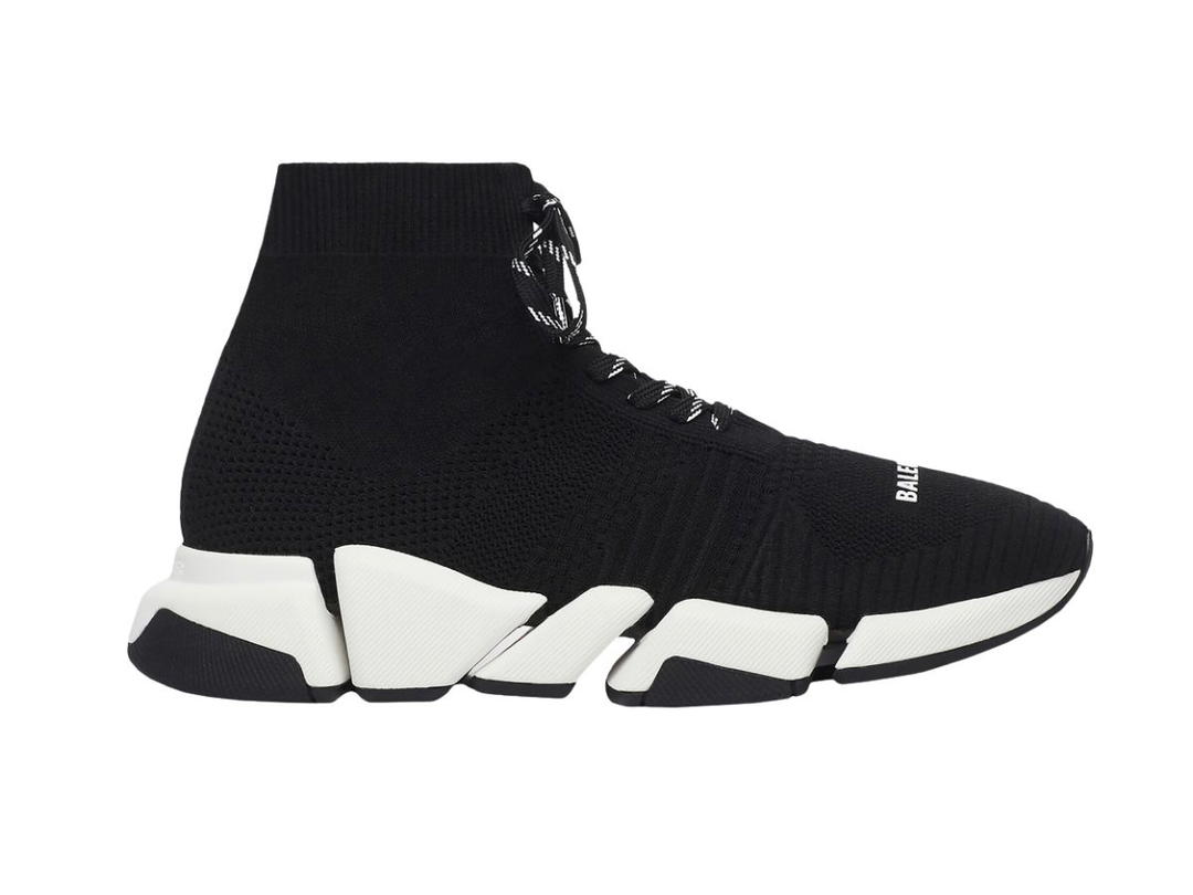 Balenciaga Balenciaga Speed 2.0 Lace Up Black White SS21 (Women's)