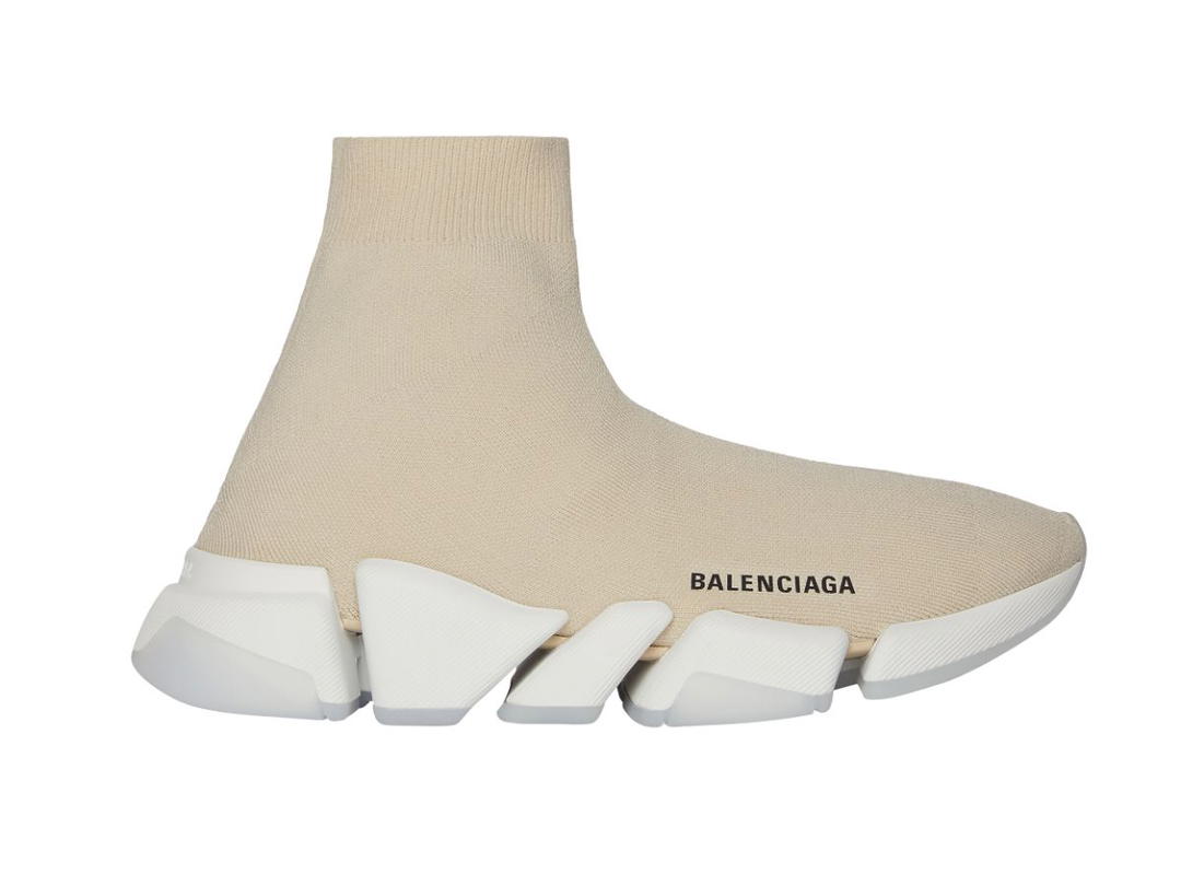Balenciaga Balenciaga Speed 2.0 Transparent Sole Beige (W)