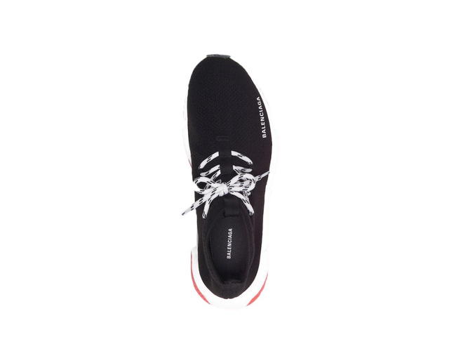 Balenciaga Balenciaga Speed Trainer Lace Up Black Red - view 3