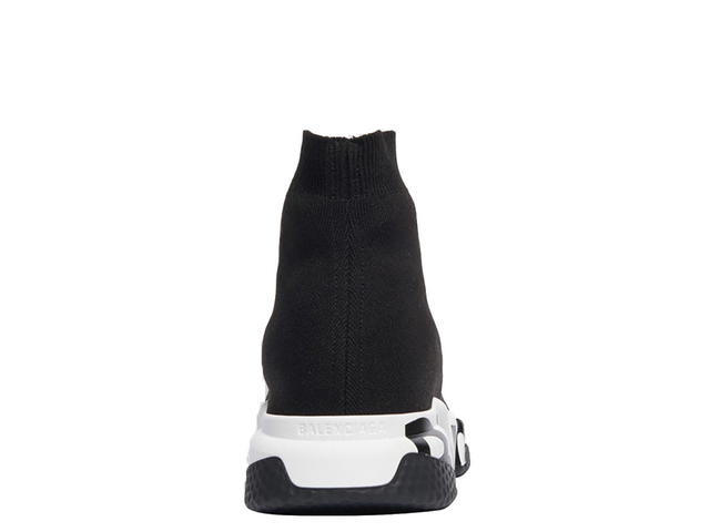 Balenciaga Balenciaga Speed Graffiti Trainers Black White - view 2