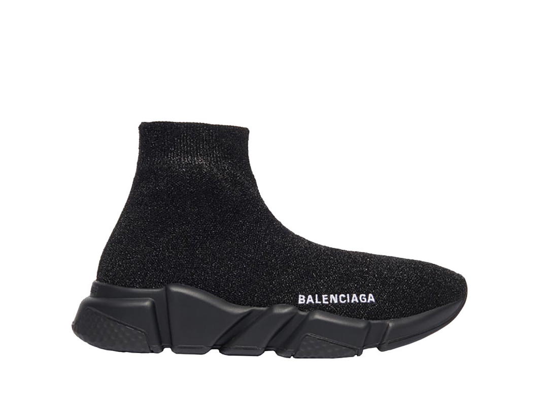 Balenciaga Balenciaga Speed Sneaker Black Laminated Knit (W)