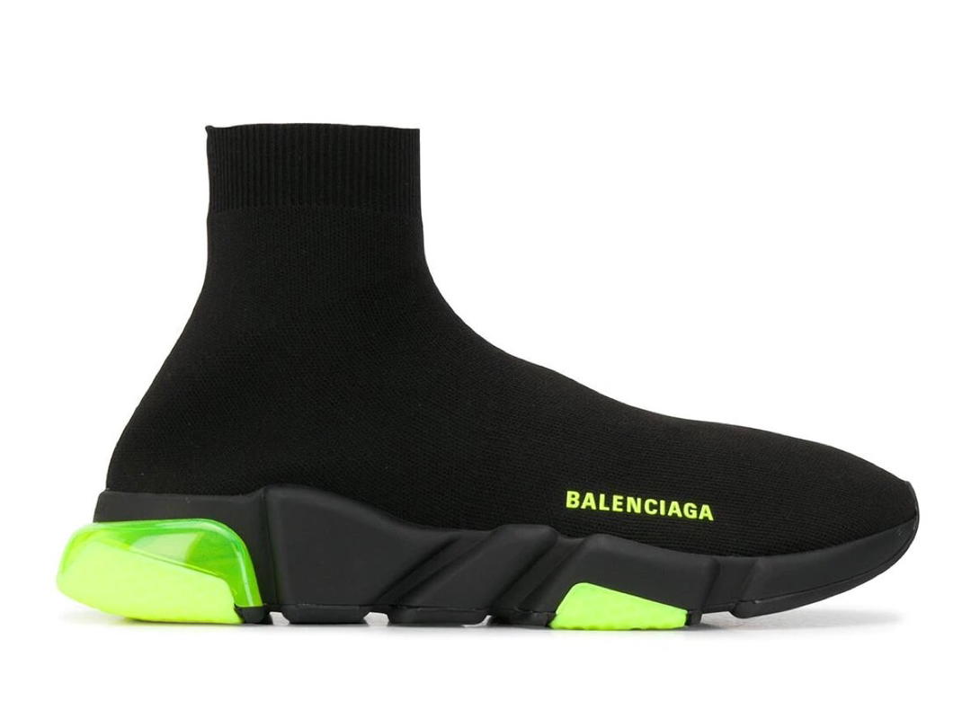Balenciaga Balenciaga Speed Trainer Clear Sole Neon Green
