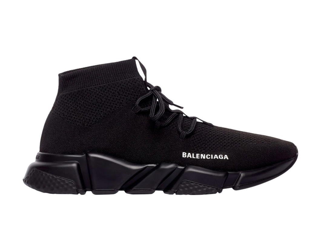 Balenciaga Balenciaga Speed Trainer Lace Up Black