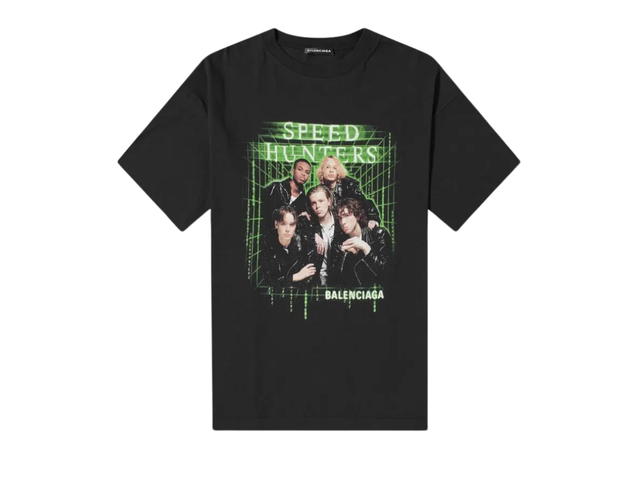 Balenciaga Balenciaga Speedhunters Boysband Printed T-Shirt Black - view 1
