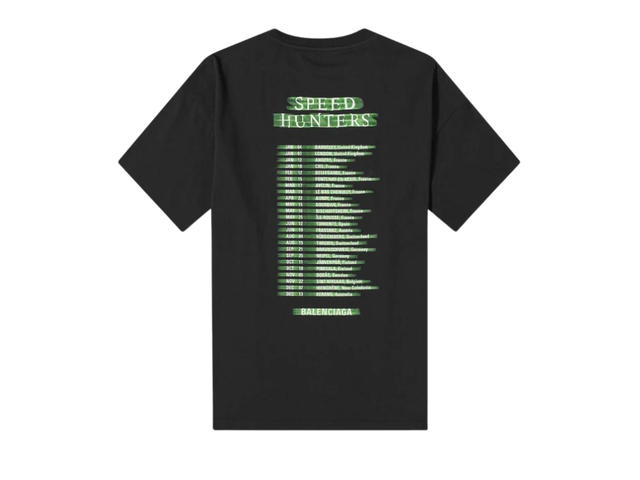 Balenciaga Balenciaga Speedhunters Boysband Printed T-Shirt Black - view 2